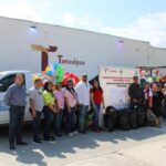 Regala CEDES Matamoros piñatas elaboradas por PPLs a niños y niñas de La Bartolina