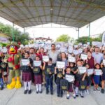 Instauró Carlos Peña Ortiz programa Rescatando Reynosa en escuela primaria