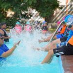 INICIAN NIÑOS Y JÓVENES CURSO DE NATACIÓN EN  UNIDAD DEPORTIVA