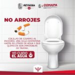 Recomienda COMAPA proteger el agua evitando tirar colillas al inodoro
