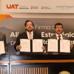 Rector de la UAT formaliza alianzas para impulsar certificaciones internacionales