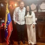 Sostienen reunión secretario general de Gobierno y embajadora de Venezuela en México