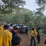 Coordinan acciones para el control del incendio forestal en Reserva de la Biosfera El Cielo