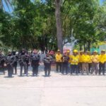 A través del Plan Tamaulipas se suma Guardia Estatal al combate del incendio forestal en la Biósfera El Cielo