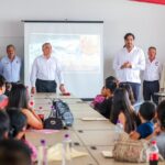 Supervisaron Alcalde Carlos Peña Ortiz y Director Nacional de DGETI Rolando de Jesús López Saldaña, nuevo CBTIS 302