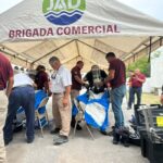 Recibió personal de COMAPA capacitación en manejo de emergencias por fugas de cloro
