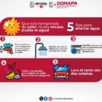Promueve COMAPA ahorro de agua durante la temporada de calor