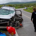 Guardia Estatal atiende accidente con lesionados en la Carretera Federal 180