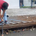 Trabaja COMAPA en limpieza de drenes y pluviales en diferentes sectores