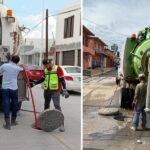 Sondeó COMAPA líneas de drenaje sanitario en distintos puntos de la ciudad