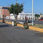 CUADRILLAS DE SERVICIOS PÚBLICOS PRIMARIOS  LIMPIAN CALLES TRAS FESTEJO POR EL 177 ANIVERSARIO