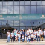 Visitaron integrantes del Colegio de Arquitectos, en familia, el Museo del Ferrocarril, MUFHAM, de Reynosa