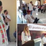 Participó Maki Ortíz en Asamblea Informativa presidida por el Senador Gerardo Fernández Noroña en Díaz Ordaz, Tamaulipas