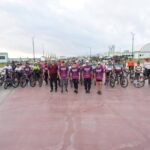 CIUDADANOS, AUTORIDADES MILITARES Y MUNICIPALES SE UNEN EN RODADA CICLISTA POR ANIVERSARIO DE NUEVO LAREDO 