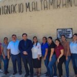 Visita secretario de Educación primaria multigrado en Villagrán