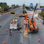Avanza modernización en la capital de Tamaulipas; red semafórica registra 50 % de avance