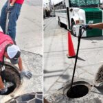Realizó COMAPA trabajos de limpieza y sondeo en colectores sanitarios de Hacienda Las Fuentes