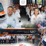 Entrega la UAT nuevas unidades para el transporte gratuito de sus estudiantes