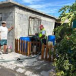 Distribución de agua potable en colonias de Reynosa