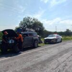 Guardia Estatal auxilia a viajero con traslado a taller mecánico