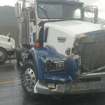 Choque masivo de tráileres paraliza carretera Victoria – Tula