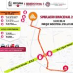 Cierre de vialidades por Simulacro Binacional DINAPREQ 2025