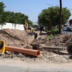 Continúa COMAPA de Reynosa trabajo de rehabilitación de red sanitaria en colonia Aztlán