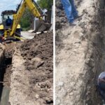Inició COMAPA rehabilitación de drenaje sanitario en la colonia Vicente Guerrero