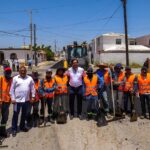 Rehabilita Gobierno de Carlos Peña Ortiz calles de la colonia Ribereña
