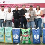 Entregan más de 62 toneladas de semilla en apoyo a productores de Abasolo y Soto la Marina