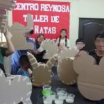 Fomentan valores y prevención del delito con taller infantil de piñatas en Reynosa