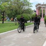 Agrupamiento Ciclista “Correcaminos” de la Guardia Estatal preserva seguridad en zona centro de Ciudad Victoria