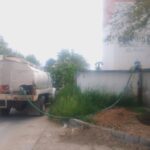 Trabaja COMAPA en reparación de tanque elevado en Villas del Palmar