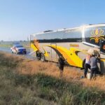 Guardia Estatal auxilia a autobús varado en la Carretera Victoria–Monterrey