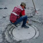 Reemplazó COMAPA brocales en diferentes puntos de la ciudad