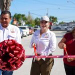 ALCALDESA CARMEN LILIA CANTUROSAS ENTREGA TRES CALLES REHABILITADAS CON CONCRETO HIDRÁULICO EN COLONIA NUEVA VICTORIA