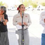 CARMEN LILIA CANTUROSAS ENTREGA OBRAS DE REPAVIMENTACIÓN EN LA COLONIA EL CAMPANARIO