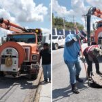 Realizó COMAPA sondeo de drenaje en el Parque Industrial Reynosa