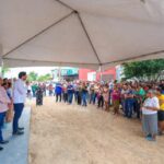 Viven colonos de la Américo Villarreal Guerra emotivo inicio de pavimentación