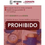 Exhorta COMAPA a instalar únicamente medidores oficiales