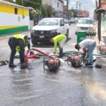 Reparó COMAPA fuga de agua potable en Zona Centro