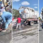 Sondeó COMAPA drenaje sanitario en distintos sectores de la ciudad