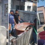 Realizaron Gobierno Municipal y COMAPA entrega de pipas de agua en Hacienda Las Bugambilias
