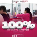 Extiende COMAPA beneficio del 100% de descuento en los recargos hasta el 31 de diciembre del 2025