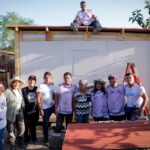 Continúan DIF Tamaulipas, INJUVE y TECHO construyendo vivienda progresiva para población vulnerable