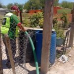 Distribución de agua potable beneficia a pobladores de Reynosa Díaz