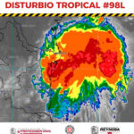 Probable se presenten lluvias en Reynosa por disturbio tropical en el Golfo de México