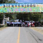 Inicia traslado de escultura de Virgen de la Misericordia hacia El Chorrito