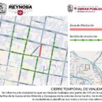 Cierre temporal de vialidad y suspensión de energía eléctrica