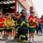 Viven pequeños de Jardín de Niños Juan Escutia memorable experiencia en Protección Civil y Bomberos de Reynosa